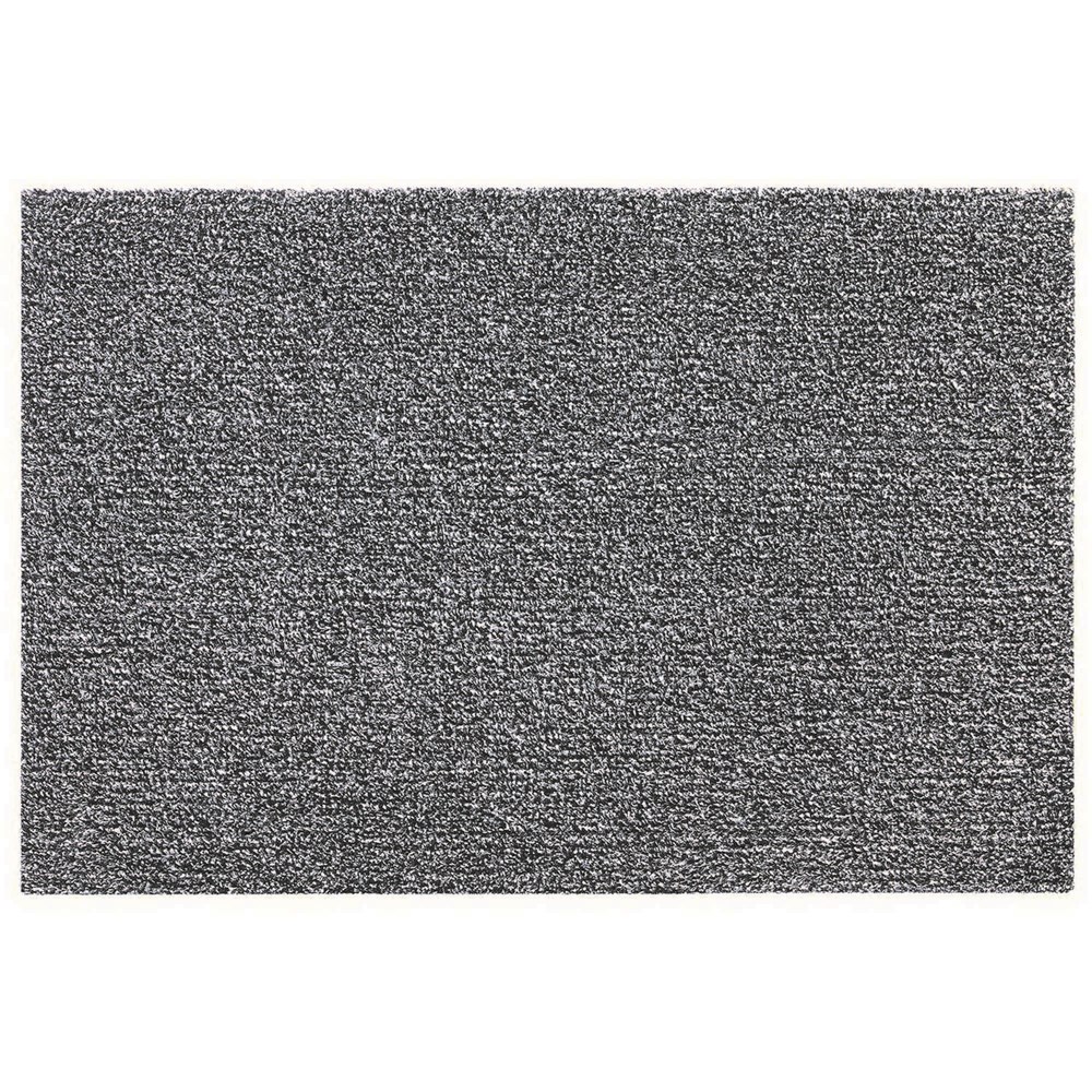 Cotton Plain Washable Anti Slip in Charcoal grey